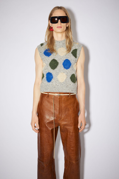 Acne Studios Dot sweater vest - Grey/multi outlook