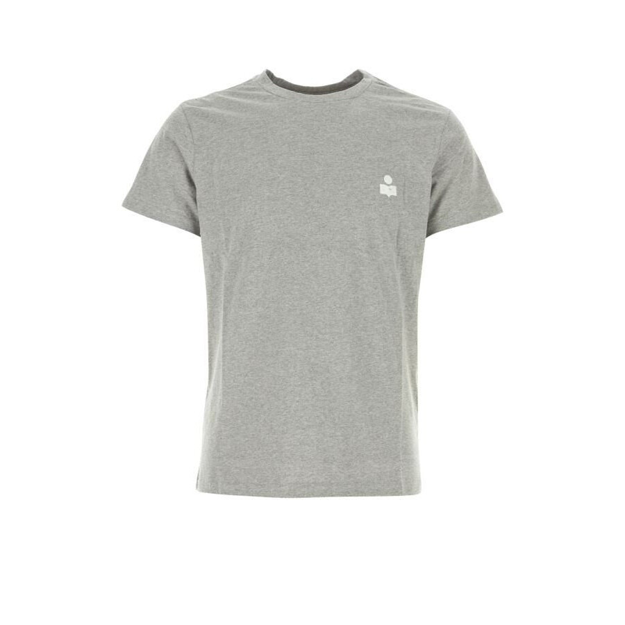 Isabel Marant Men's Ecru/Grey Zafferh Tee-Shirt - 5