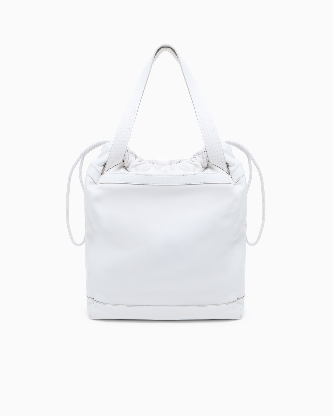 NAPPA-LEATHER SHOPPER BAG WITH SHOULDER STRAP - 3