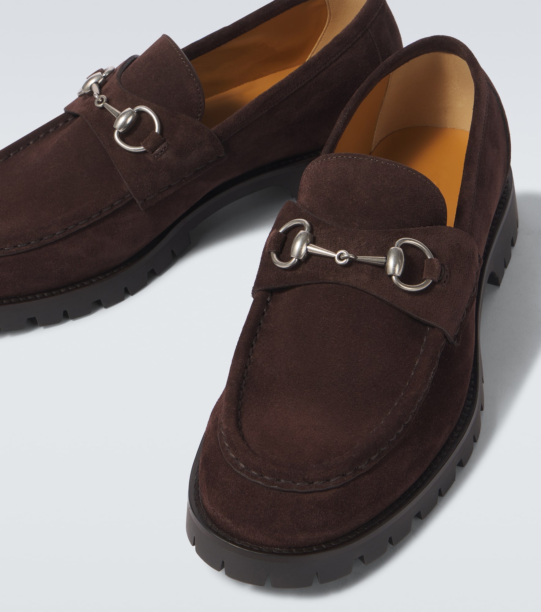 Horsebit suede loafers - 3