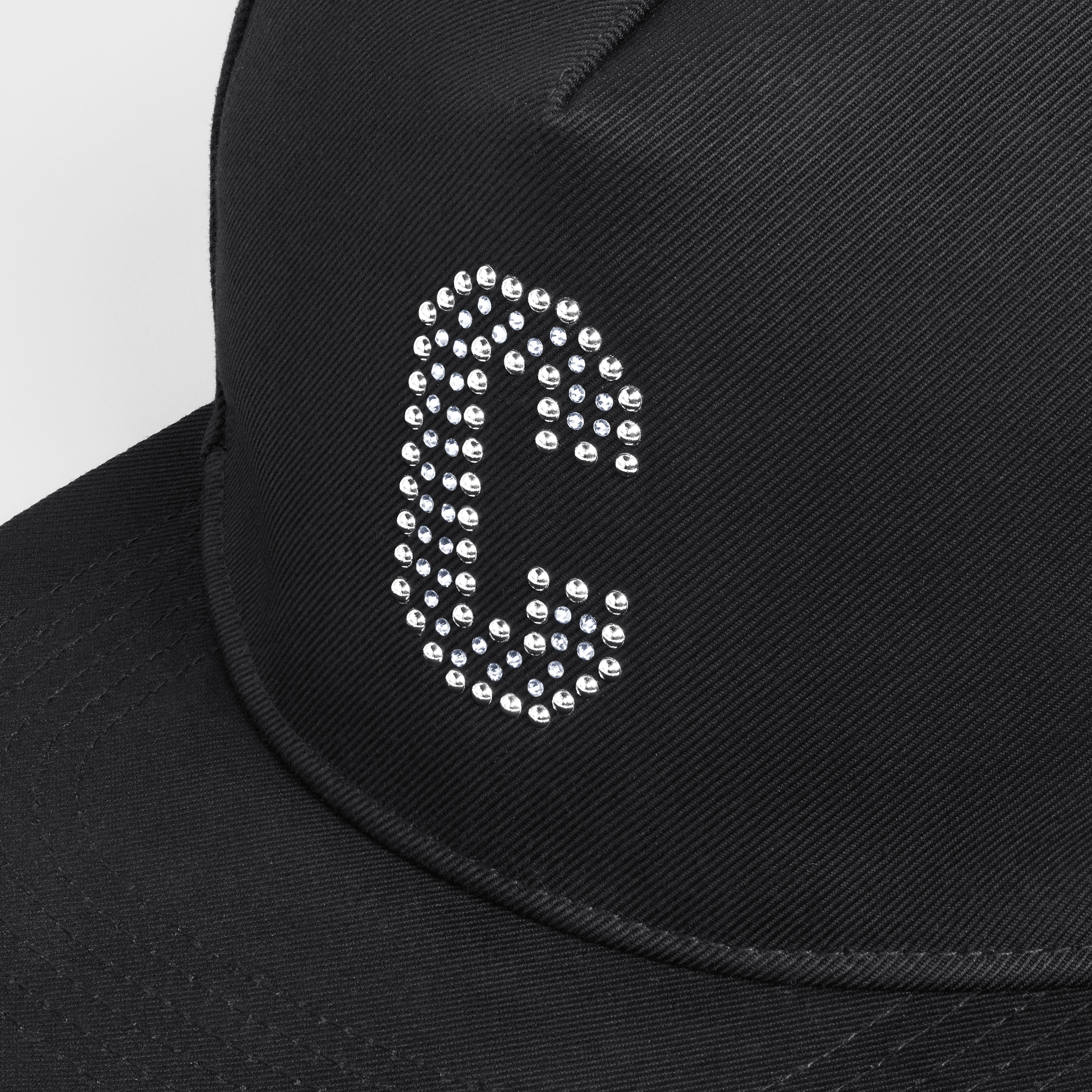 EMBROIDERED INITIAL SNAPBACK CAP IN COTTON - 5