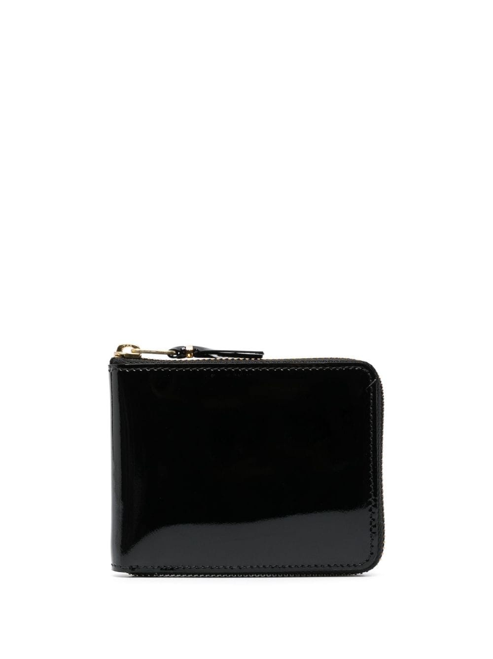 inside-printed patent-leather wallet - 1