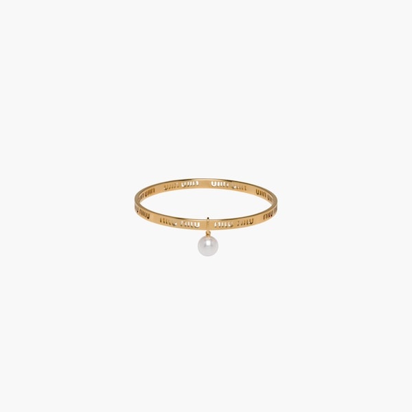 Miu Logo bangle bracelet - 3