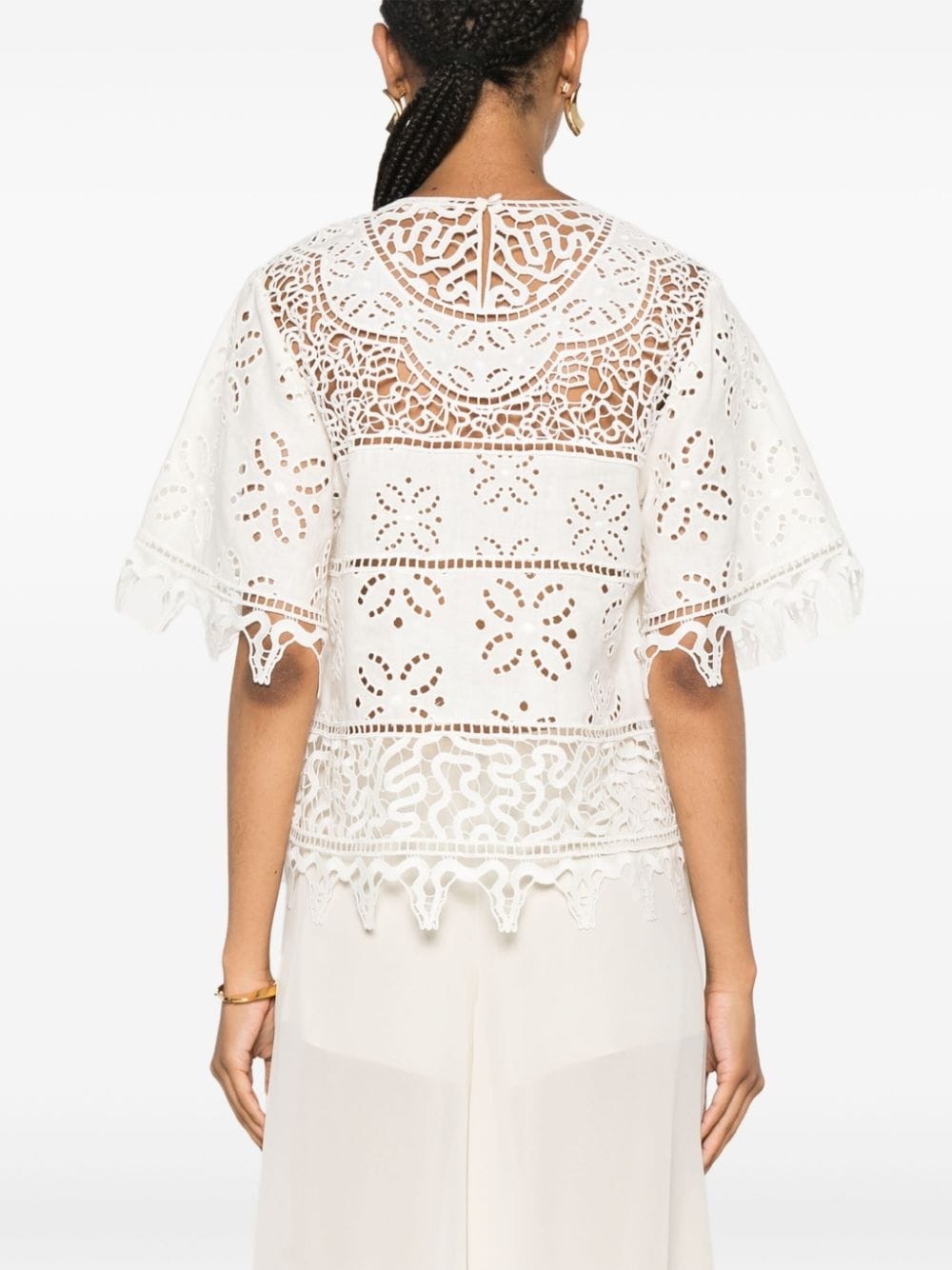 Aria broderie-anglaise blouse - 4