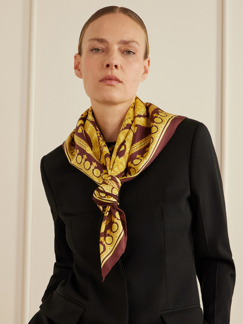Printed Silk-twill Scarf 3