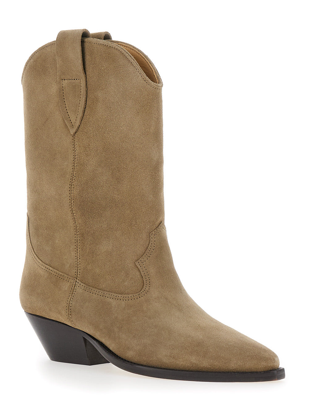 Isabel Marant Women 'Duerto' Beige Western Style Boots In Suede Woman Isabel Marant - 2
