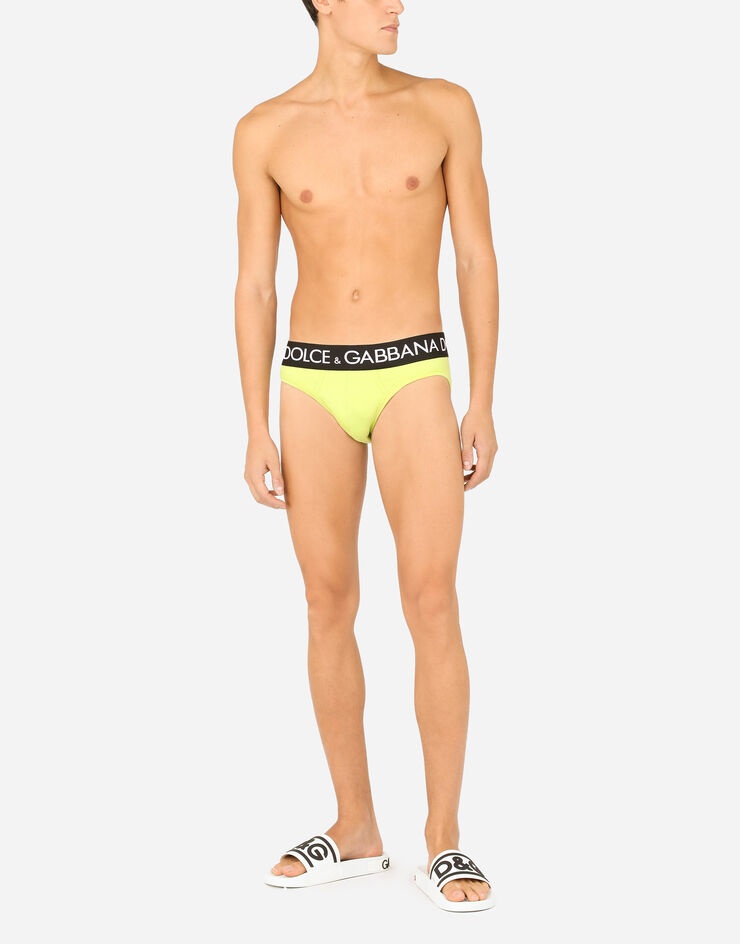 Mid-rise briefs in two-way stretch cotton - 2