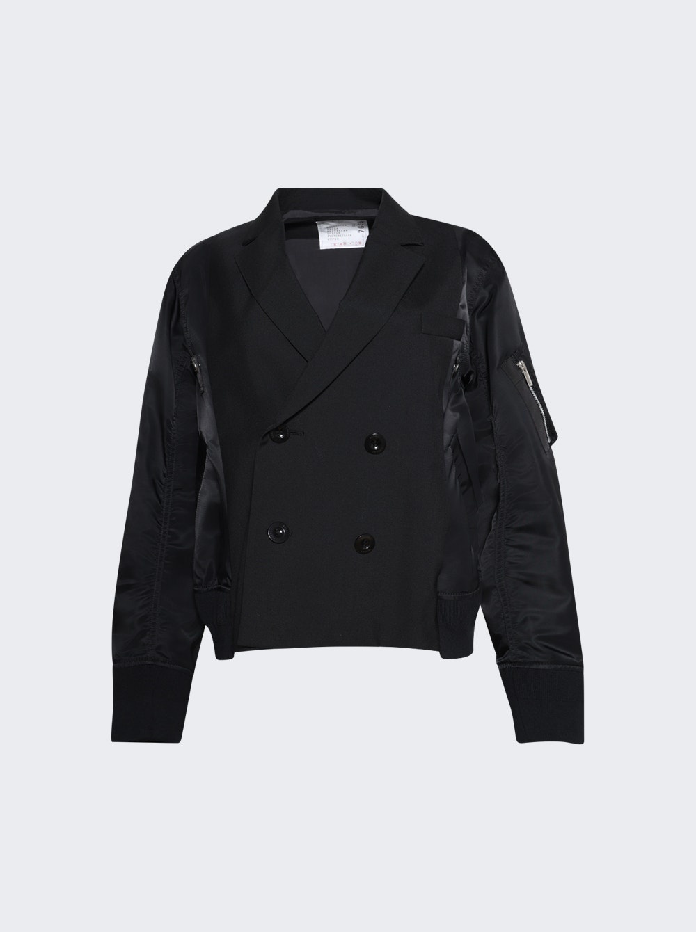 ★sacai★関税込♪NEW♪Wool Silk Suiting x Nylon Twill Jacket sacai Suiting x Nylon Twill Jacket | REVERSIBLE