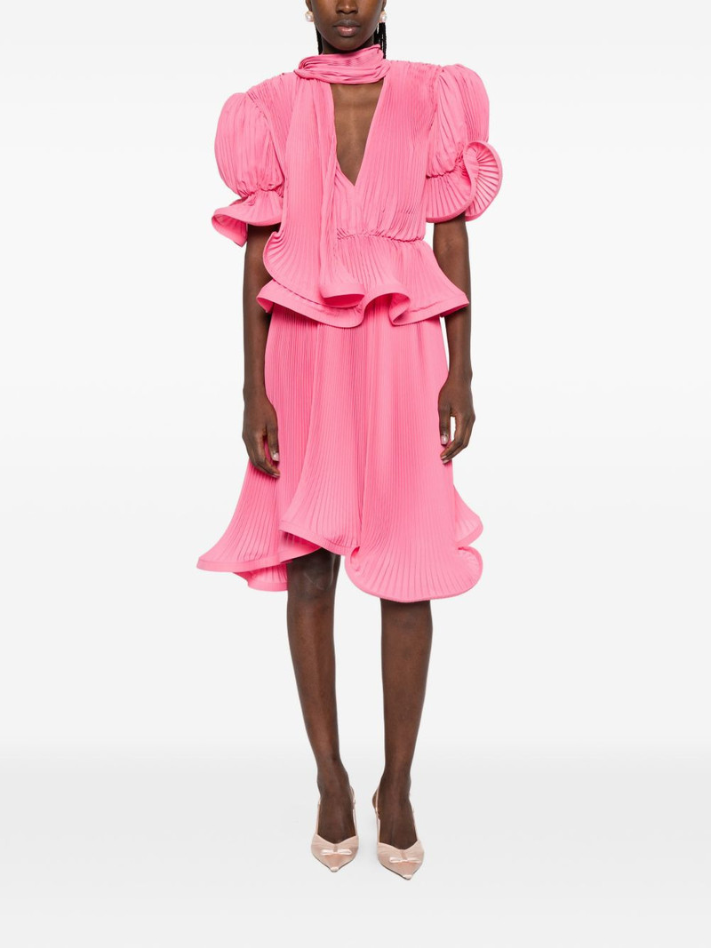 ROWEN ROSE pleated puffy blouse outlook