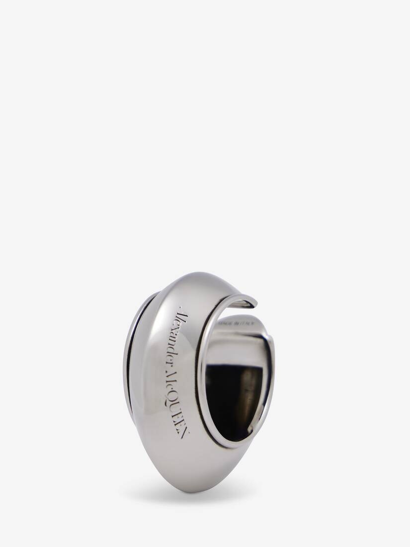 Men's The Gaze Ear Cuff in Antique Silver - 2