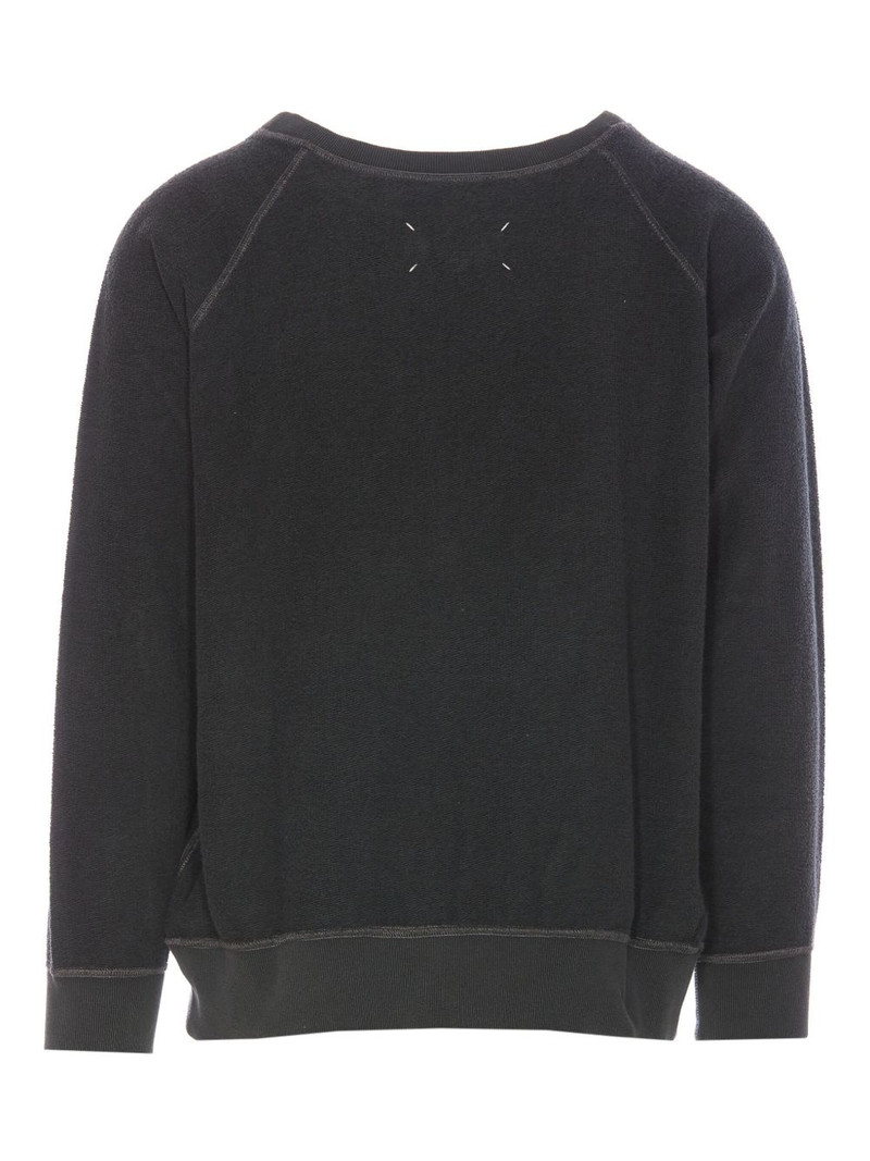 Maison Margiela logo-embroidered sweatshirt outlook
