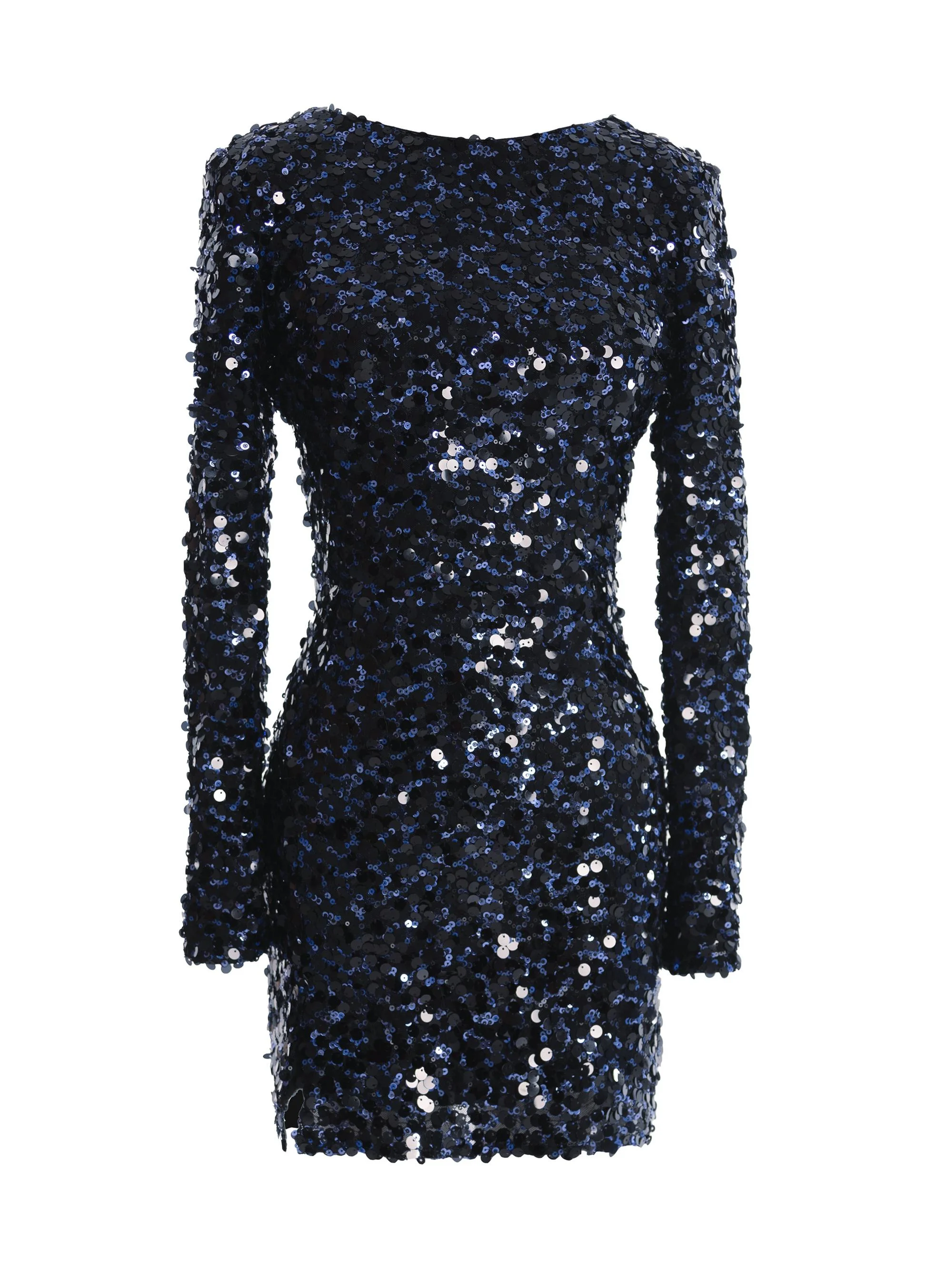 Women's Nathalia Sequined Minidress - Navy Multi - 1