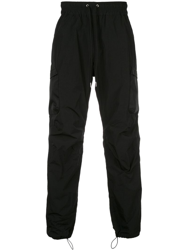 cargo pocket track pants - 1