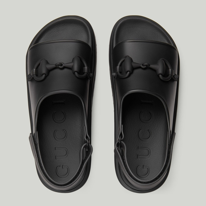 GUCCI Men's Horsebit flatform sandal outlook