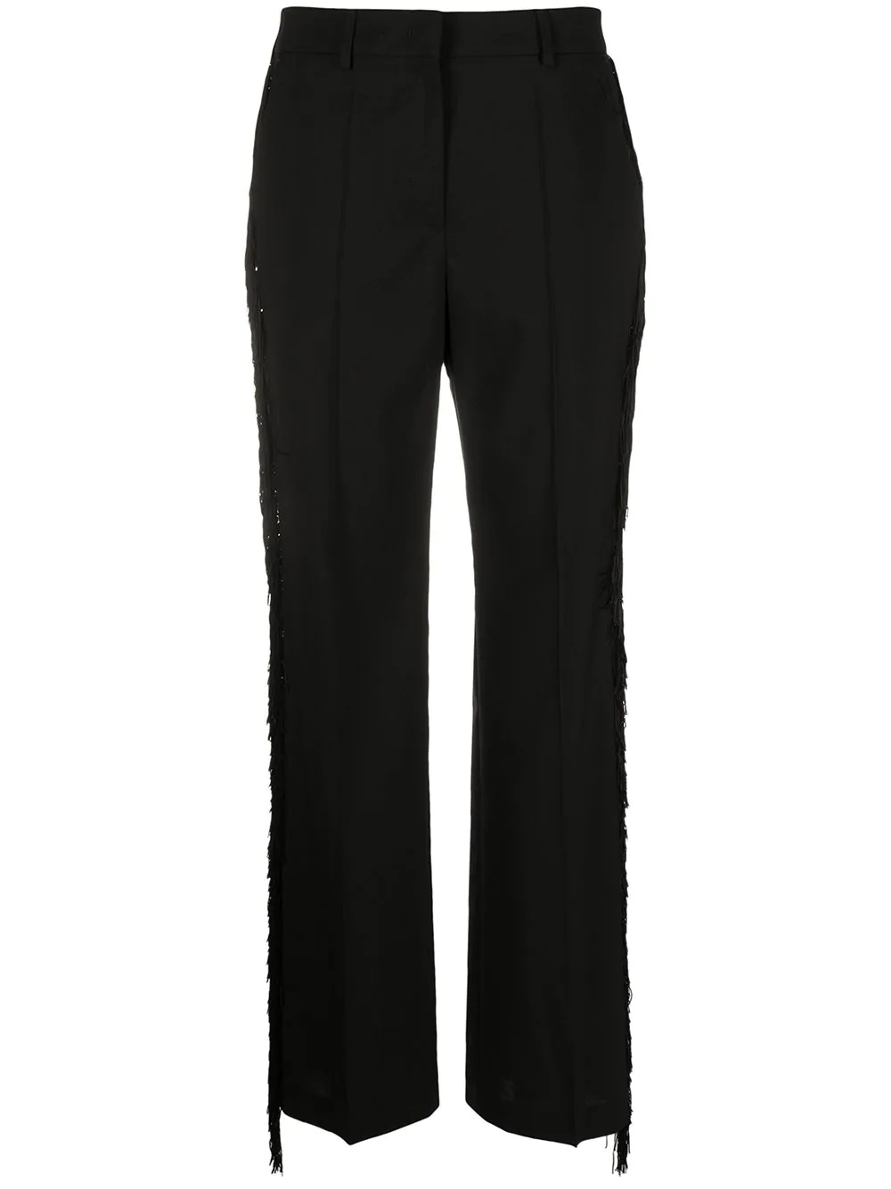 Abigail tassel-stripe trousers - 1