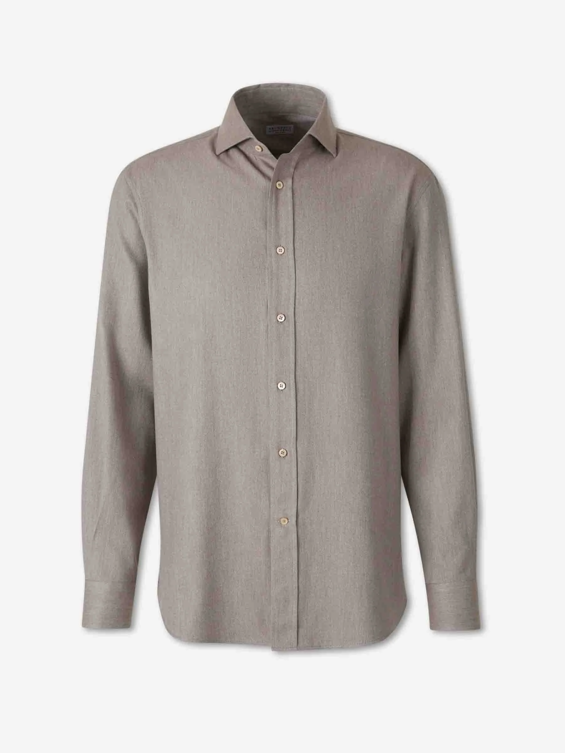 PLAIN COTTON SHIRT - 1