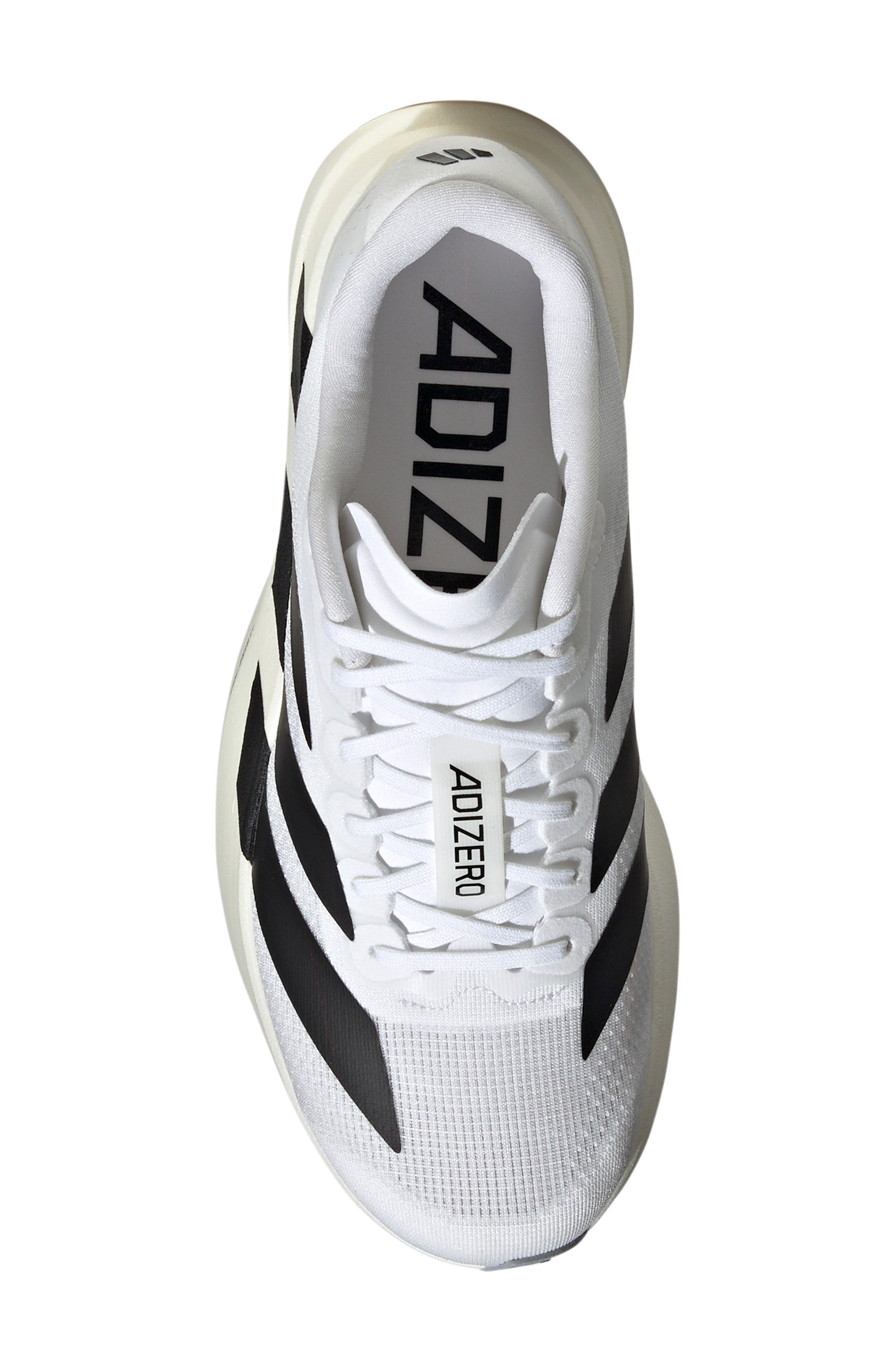 adidas Adizero Evo SL Running Shoe in White/black/Ftwr White at Nordstrom - 4