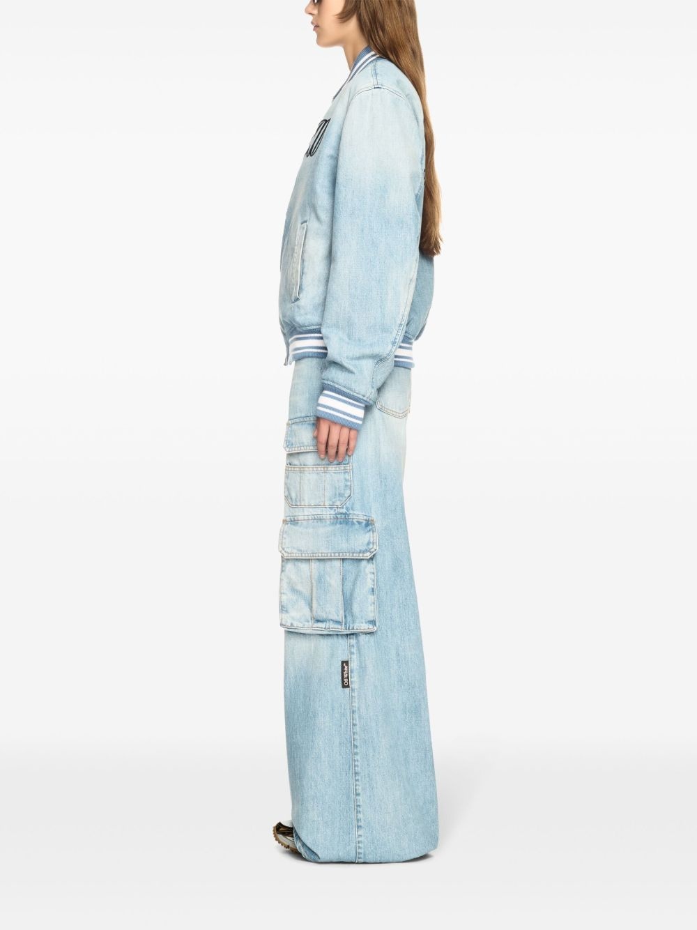 denim bomber jacket - 3