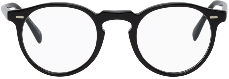 Black Gregory Peck Glasses - 1