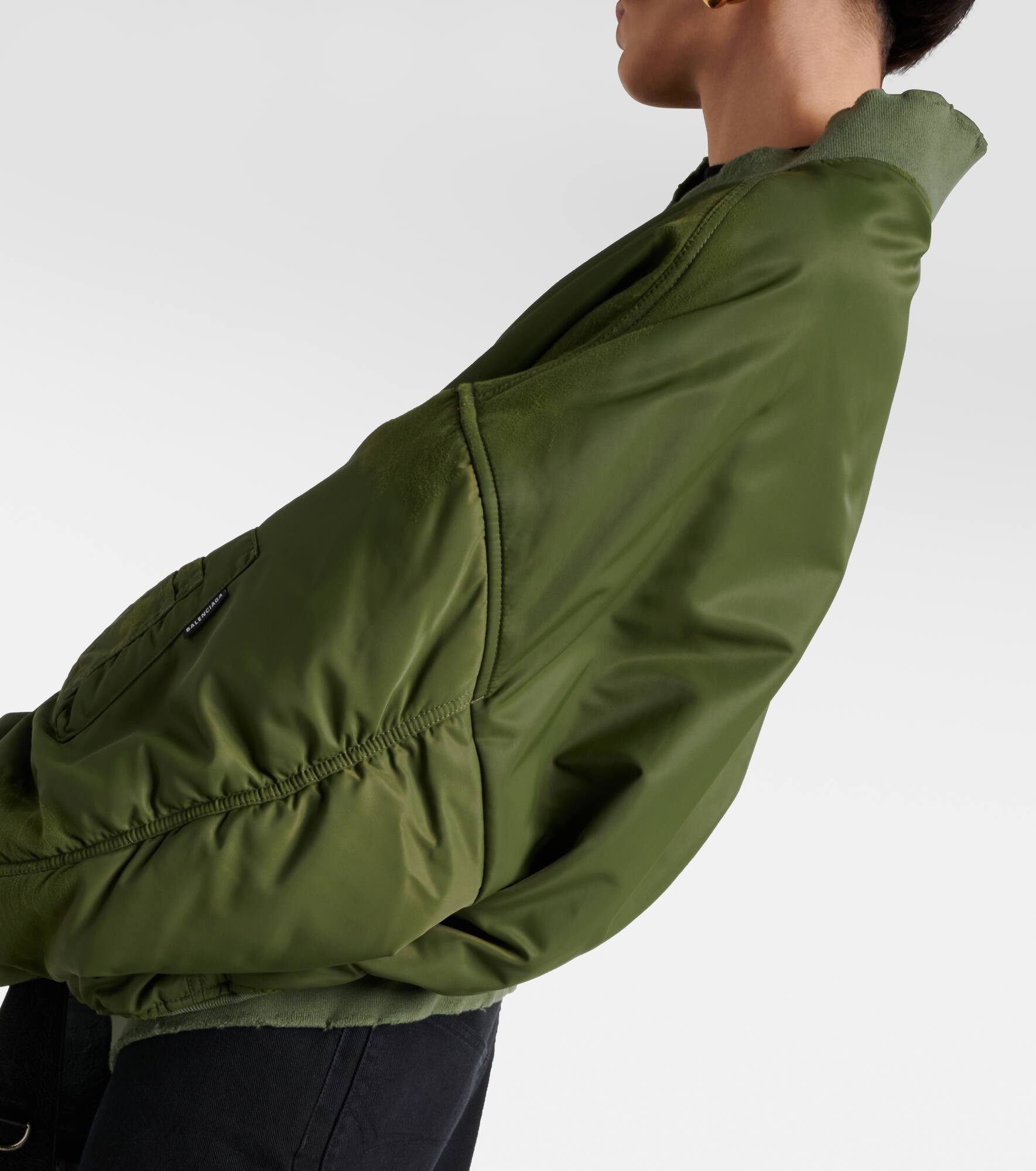 Off Shoulder technical bomber jacket - 5