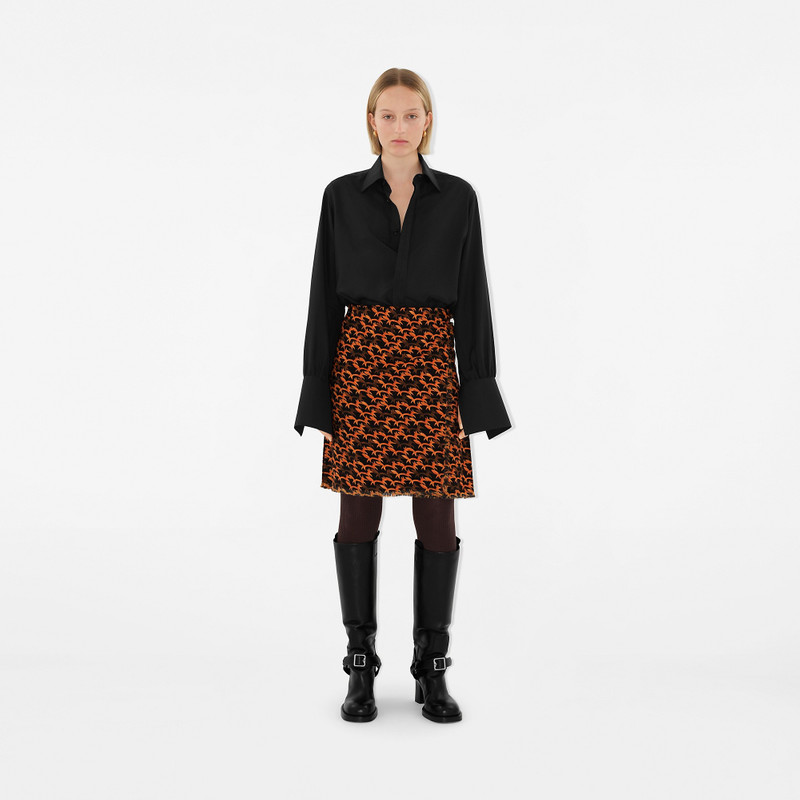 Burberry Fox Wool Kilt outlook