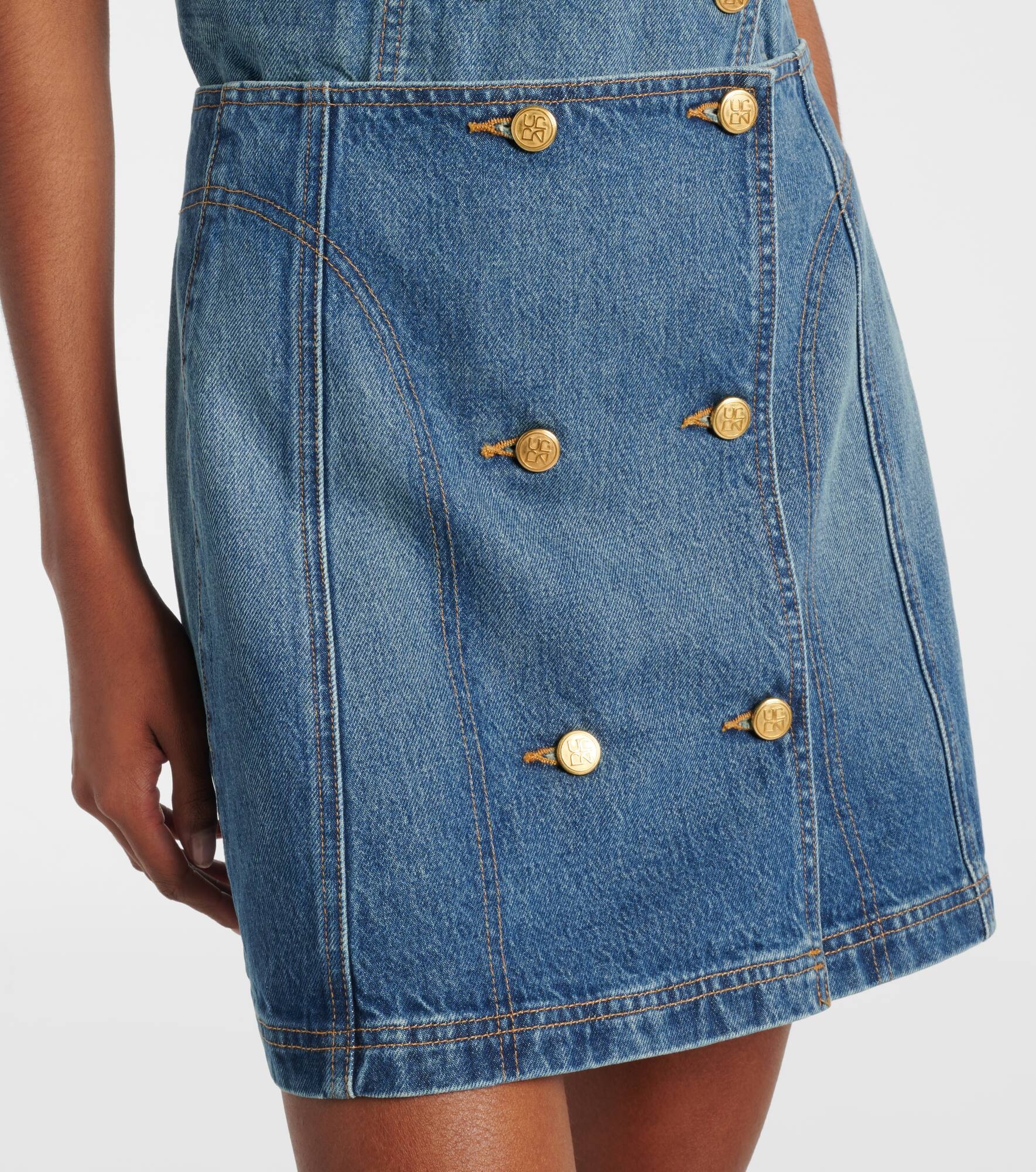 Clara denim miniskirt - 4