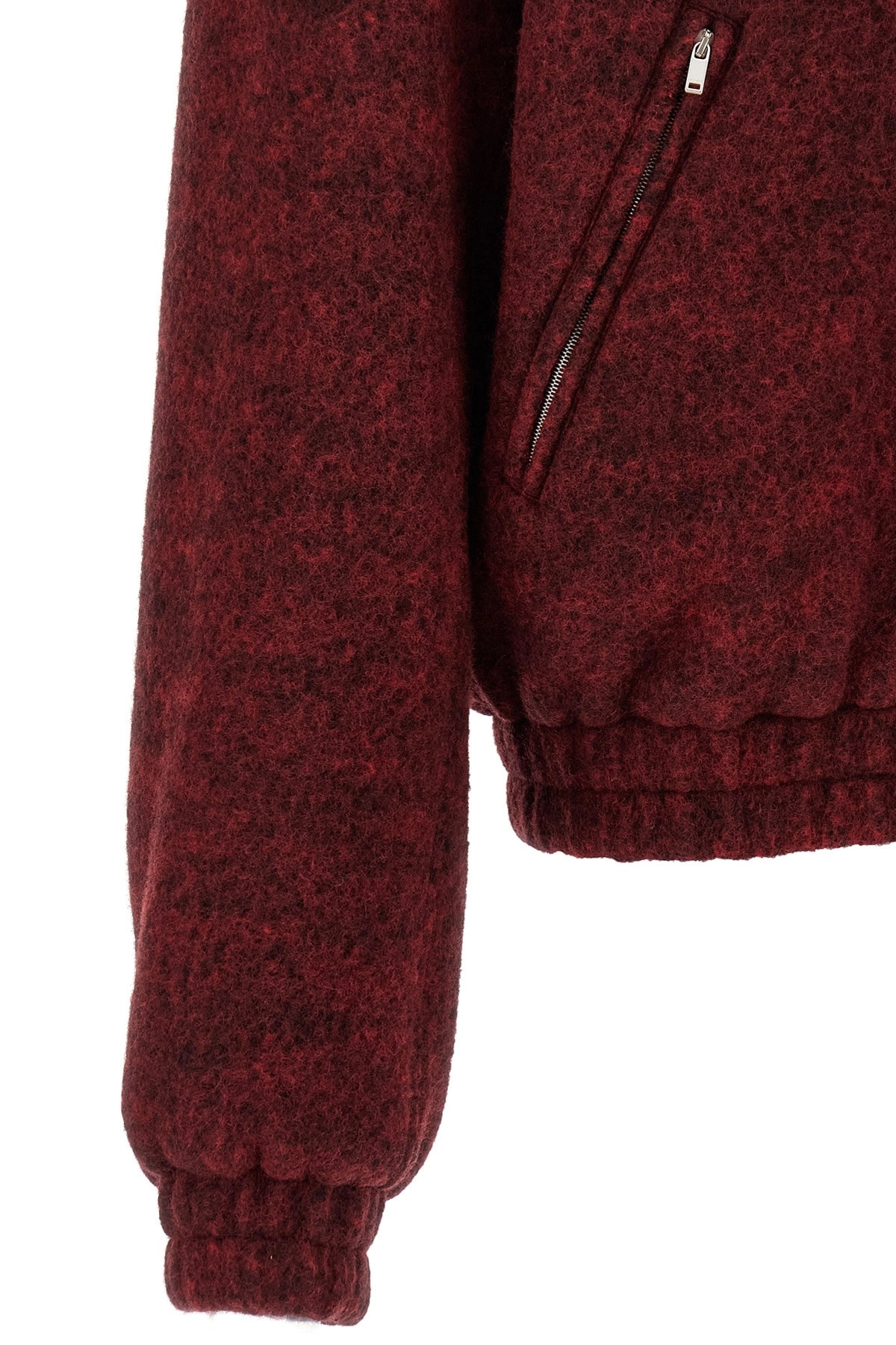 Mélange wool bomber jacket - 5