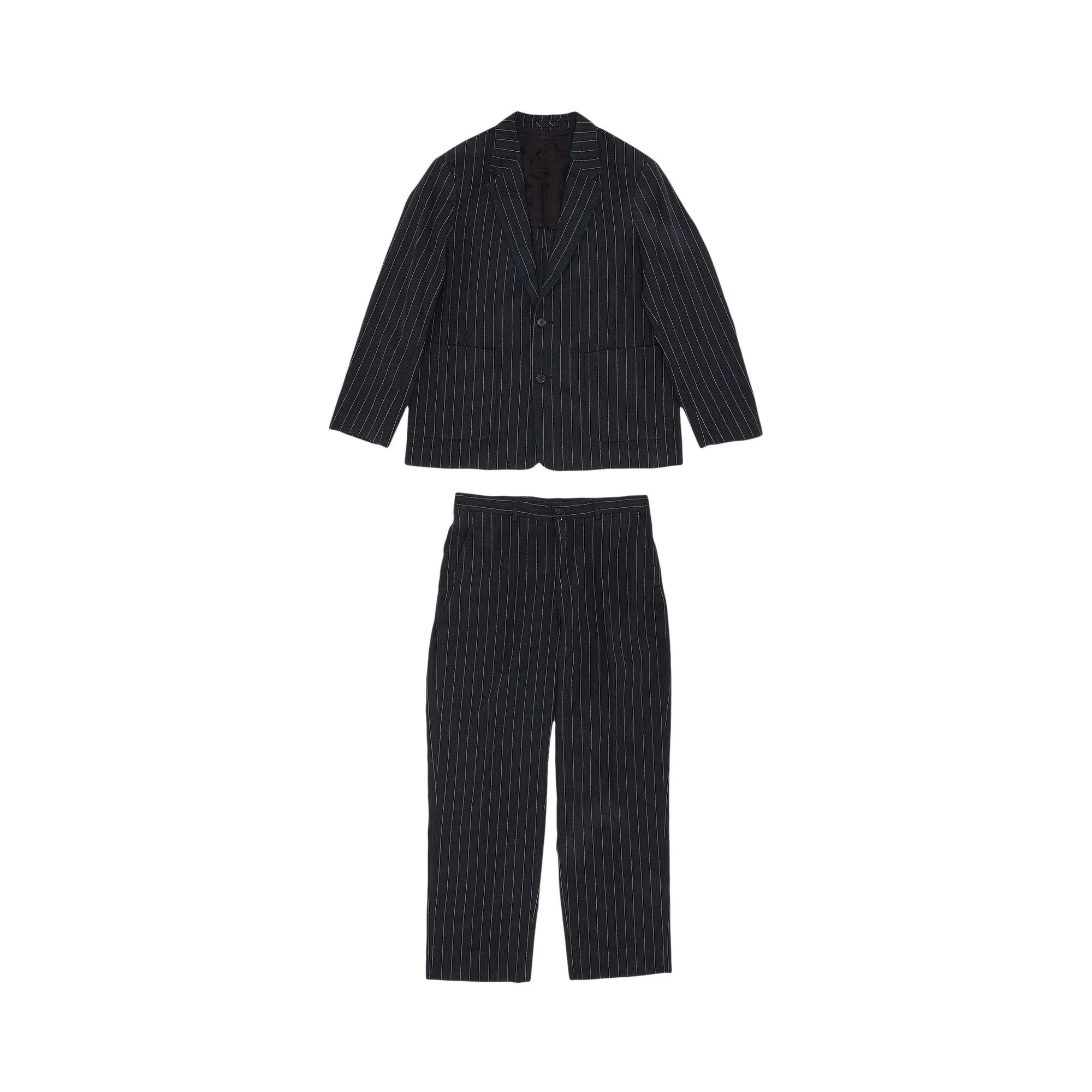 Supreme Lightweight Pinstripe Suit 'Black' - 1