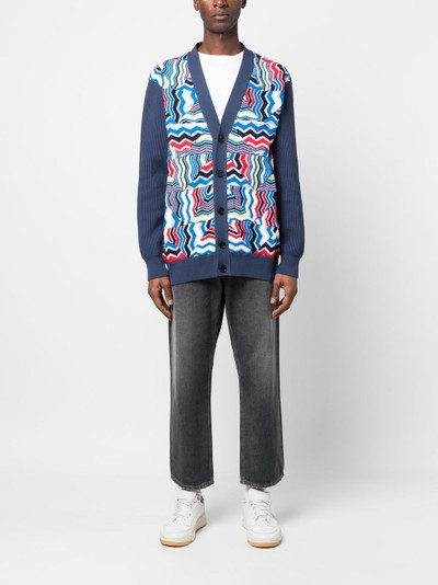 Missoni graphic print knitted cardigan outlook