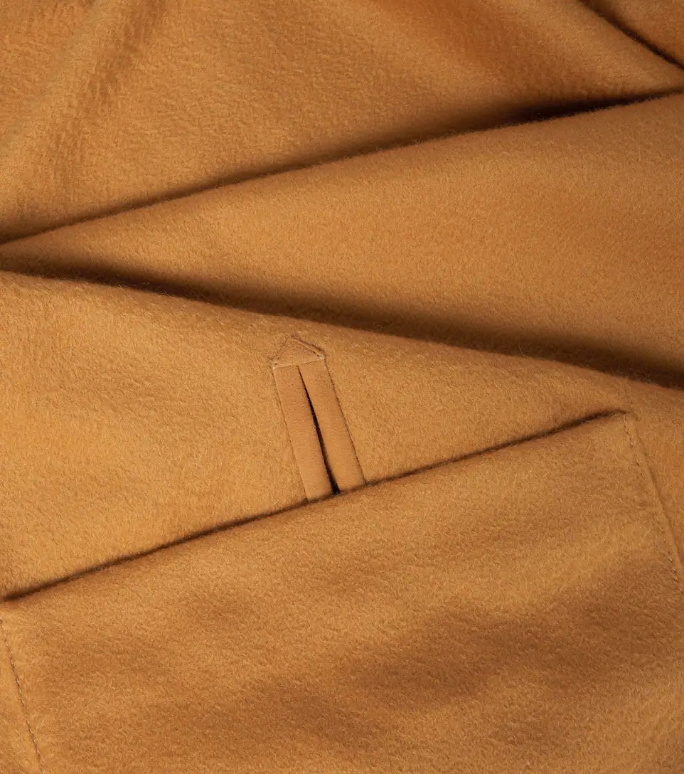 Stola fringed cashmere cape - 4