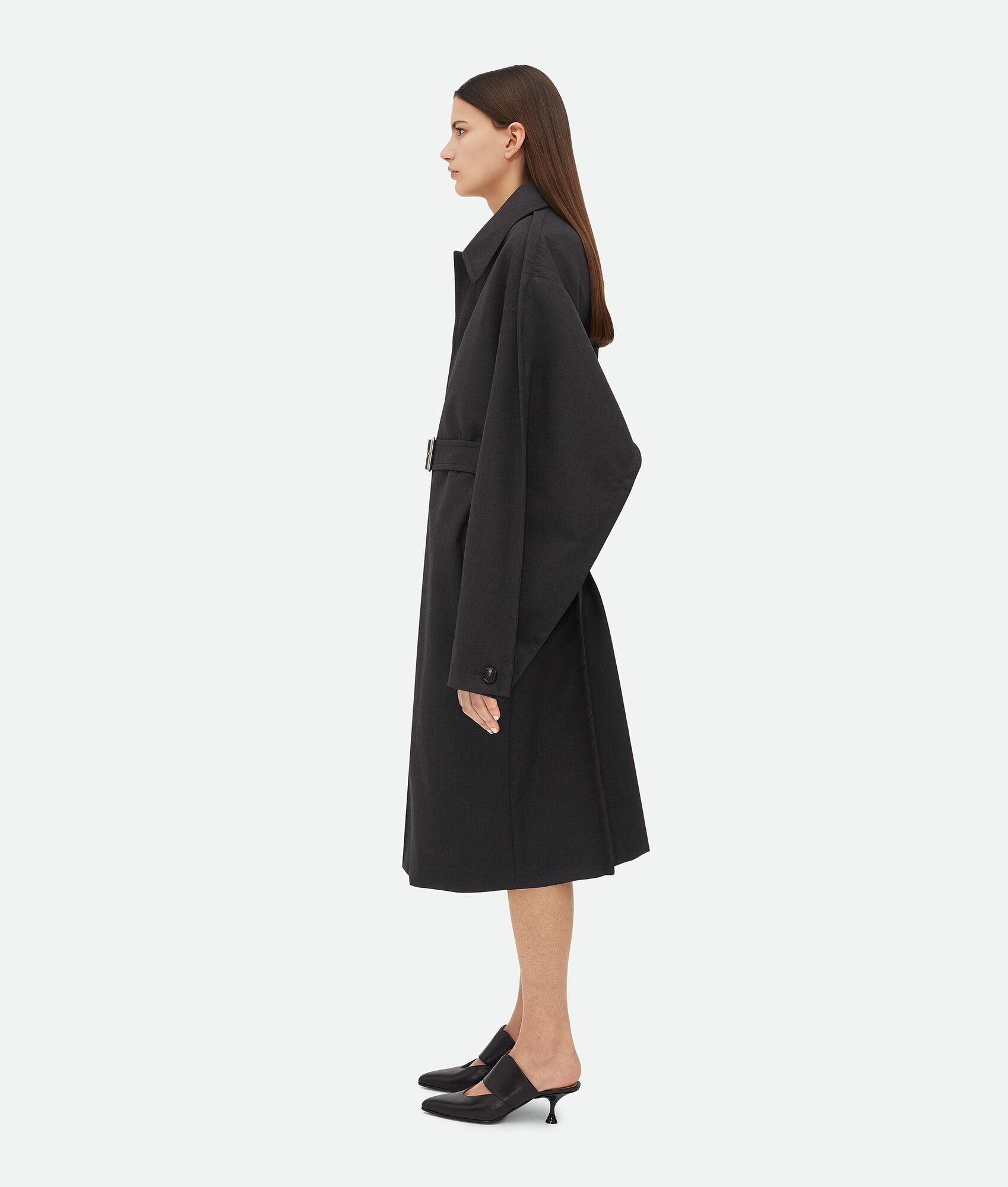Bonded Wool Cotton Coat - 2