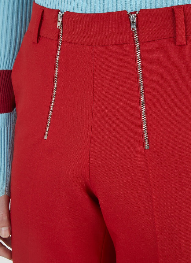 Talc Pants in Red - 5
