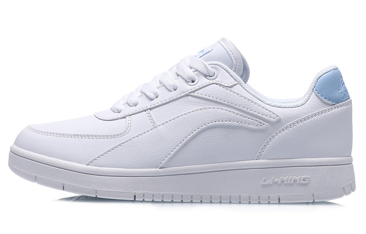 (WMNS) Li-Ning Classic Skateboarding Low 'White Blue' AGCP422-4 - 2