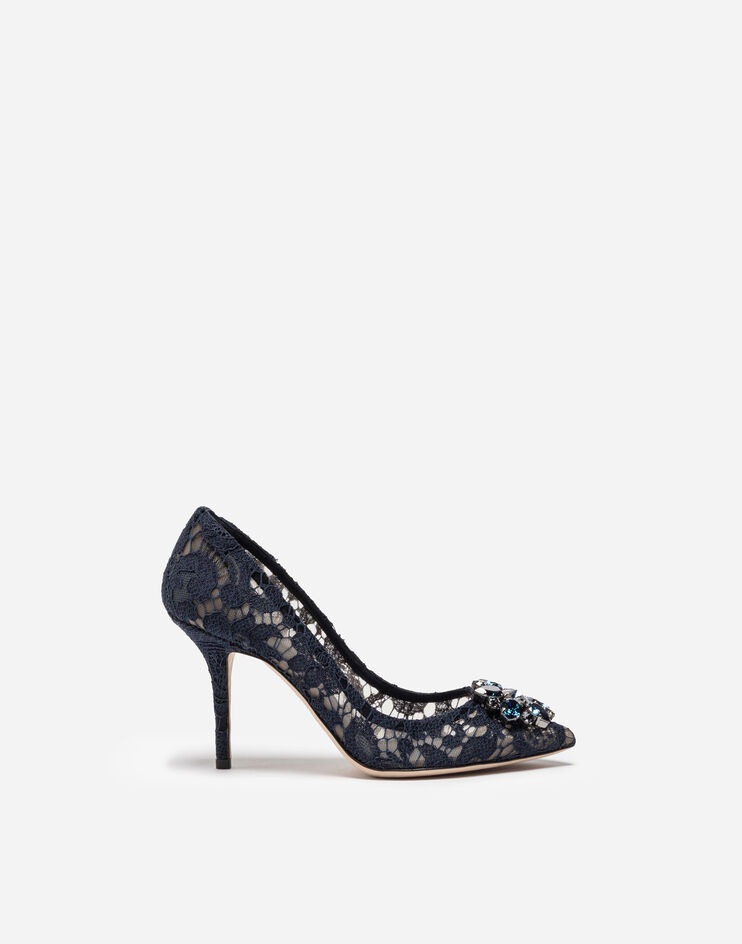 Pump in Taormina lace with crystals - 1