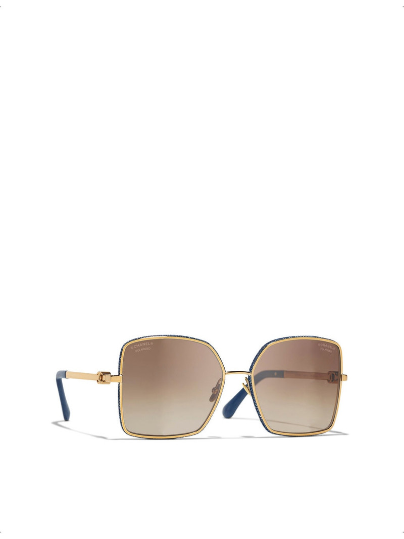 CH4288Q Square-Frame Metal Sunglasses 3