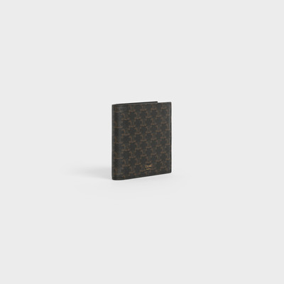 CELINE BI-FOLD WALLET  IN  TRIOMPHE CANVAS outlook