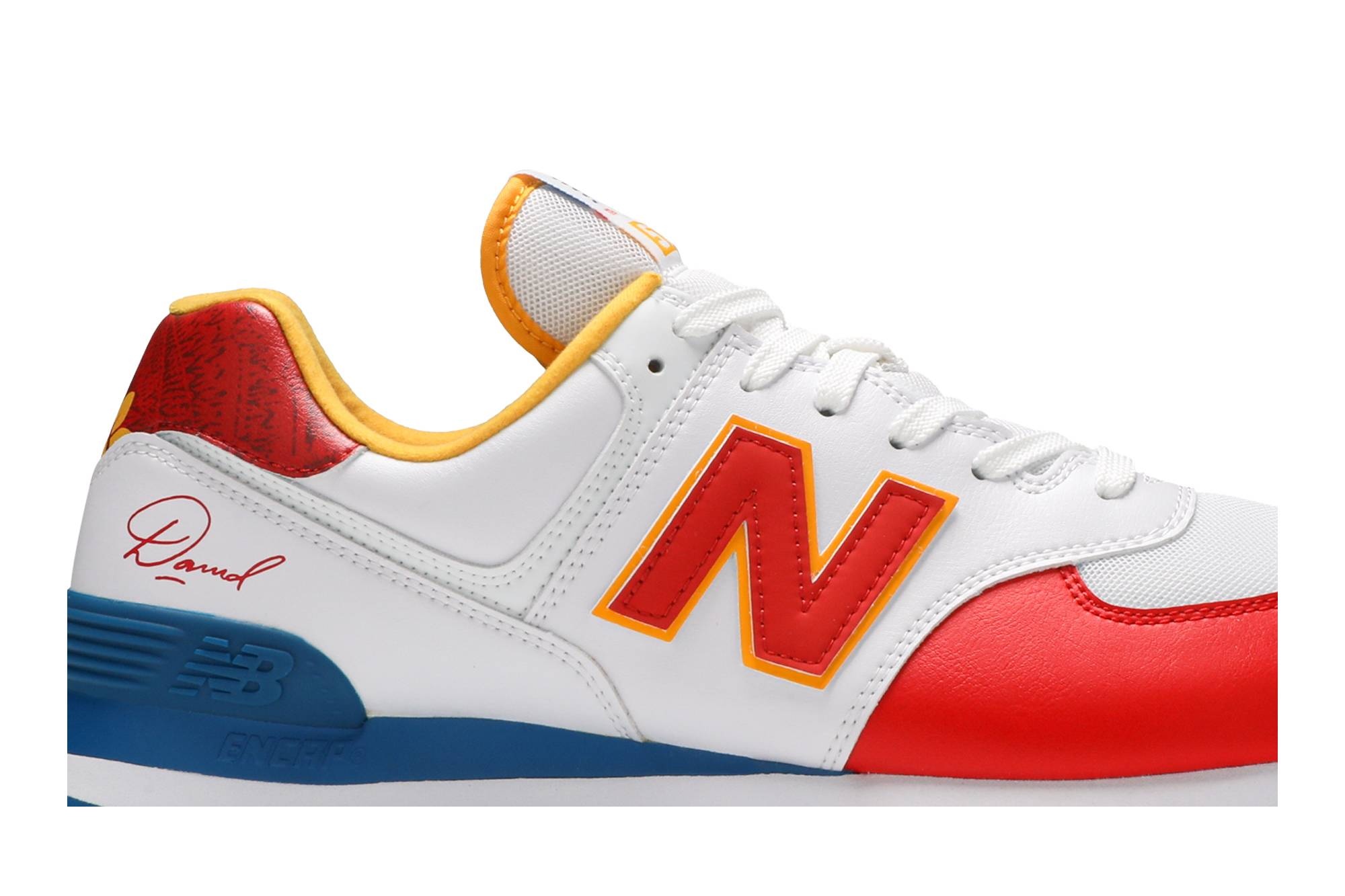 New Balance David Sunflower Seeds x 574 'Blue Munsell White