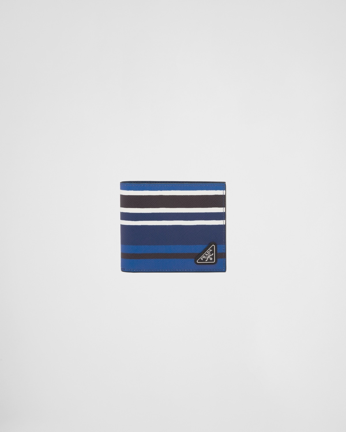 Printed Saffiano leather wallet - 1