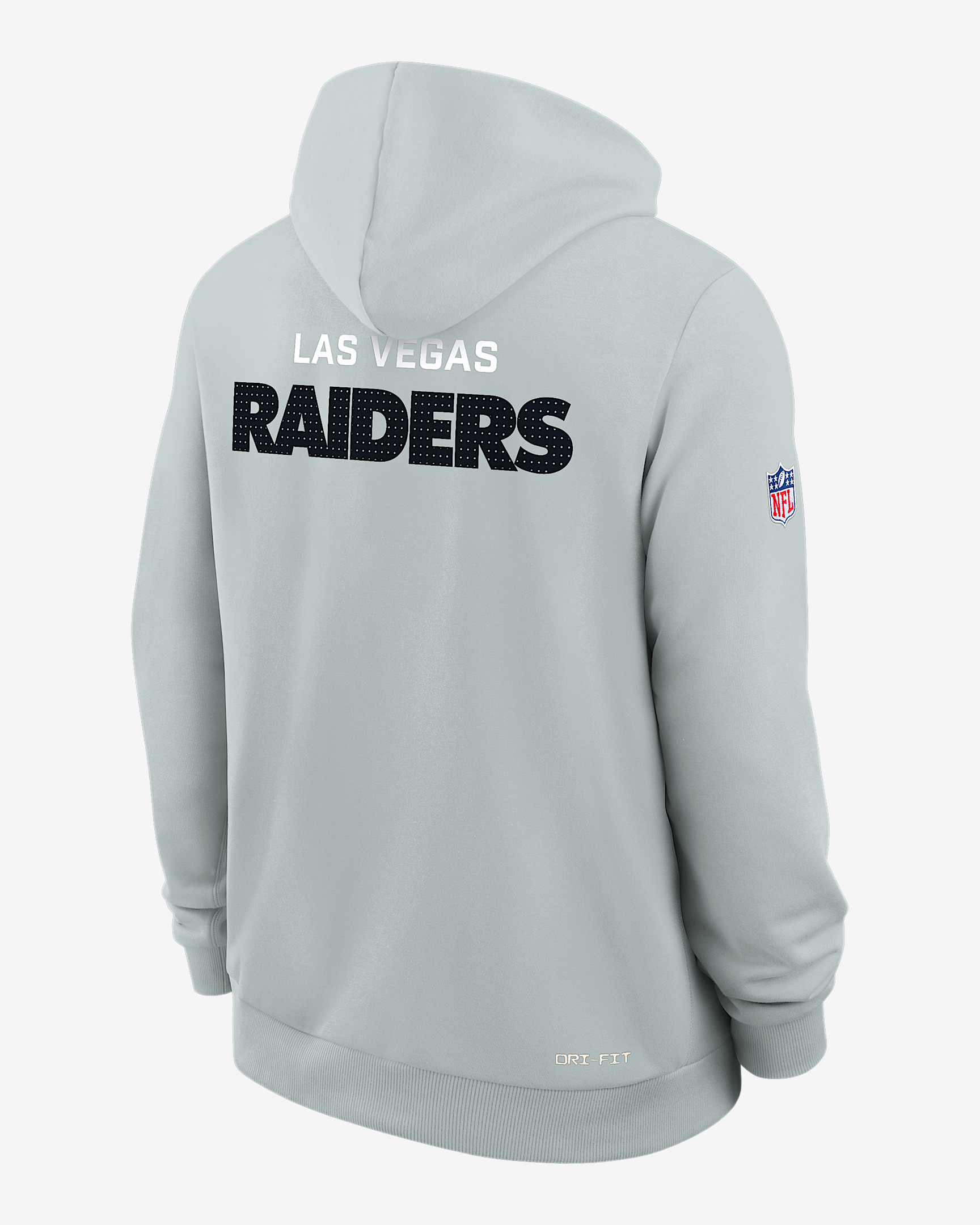 Las Vegas Raiders Initial Home Sideline Men's Nike Dri-FIT NFL Pullover Hoodie - 2