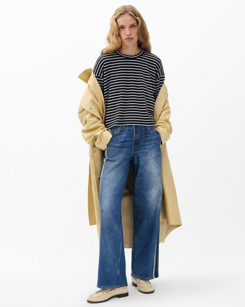 rag & bone The Knit Striped Long-Sleeve Tee outlook