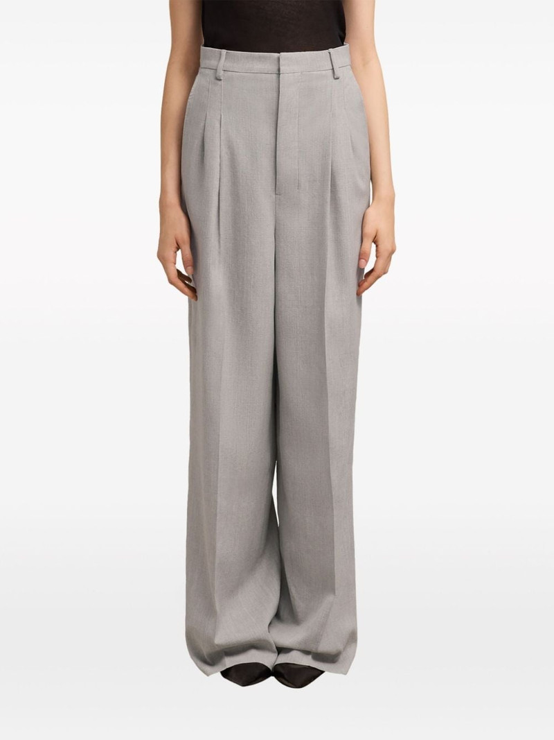 Pleated palazzo pants 5