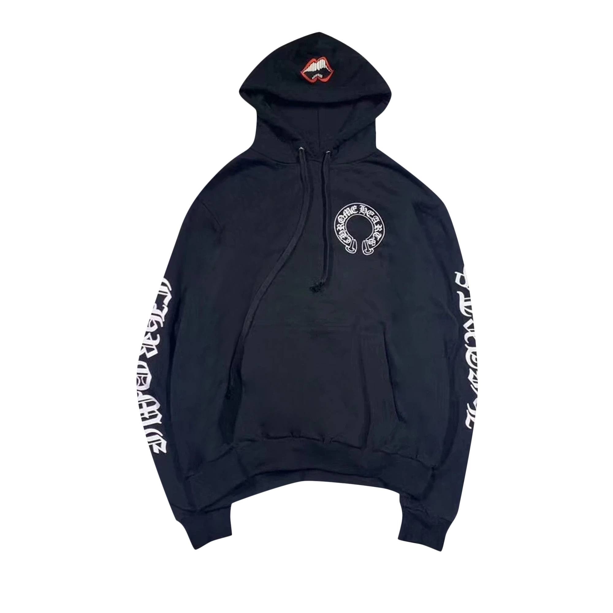 Chrome Hearts x Matty Boy Chomper Horseshoe Hoodie 'Black' - 1