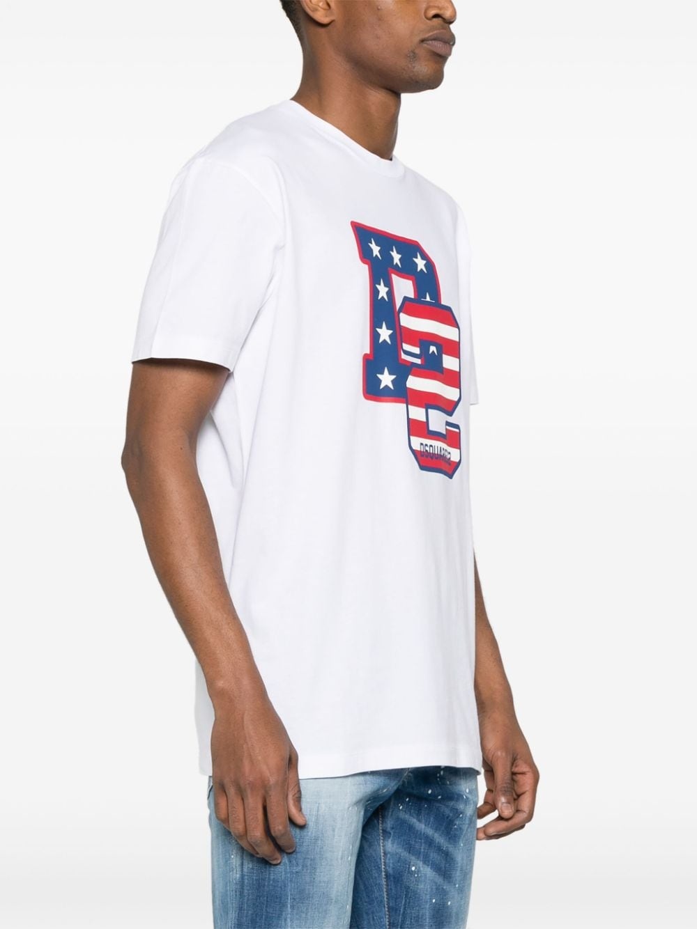 logo-print T-shirt - 3
