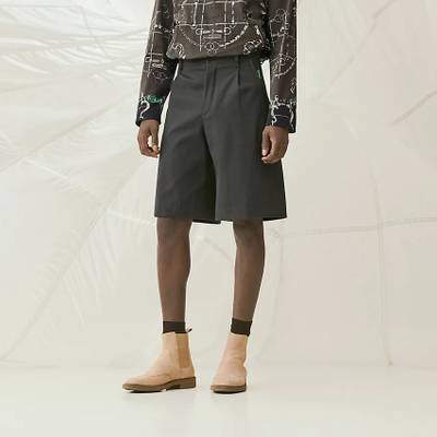 Hermès Malibu shorts with colorful Clou de Selle details outlook