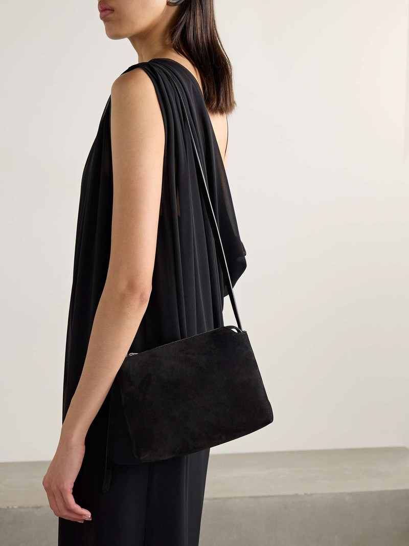 KHAITE Lina medium suede shoulder bag outlook