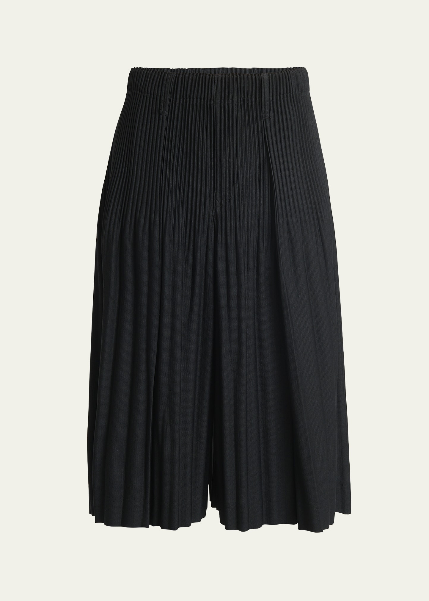 Men's Tailored Pleat Shorts - 1