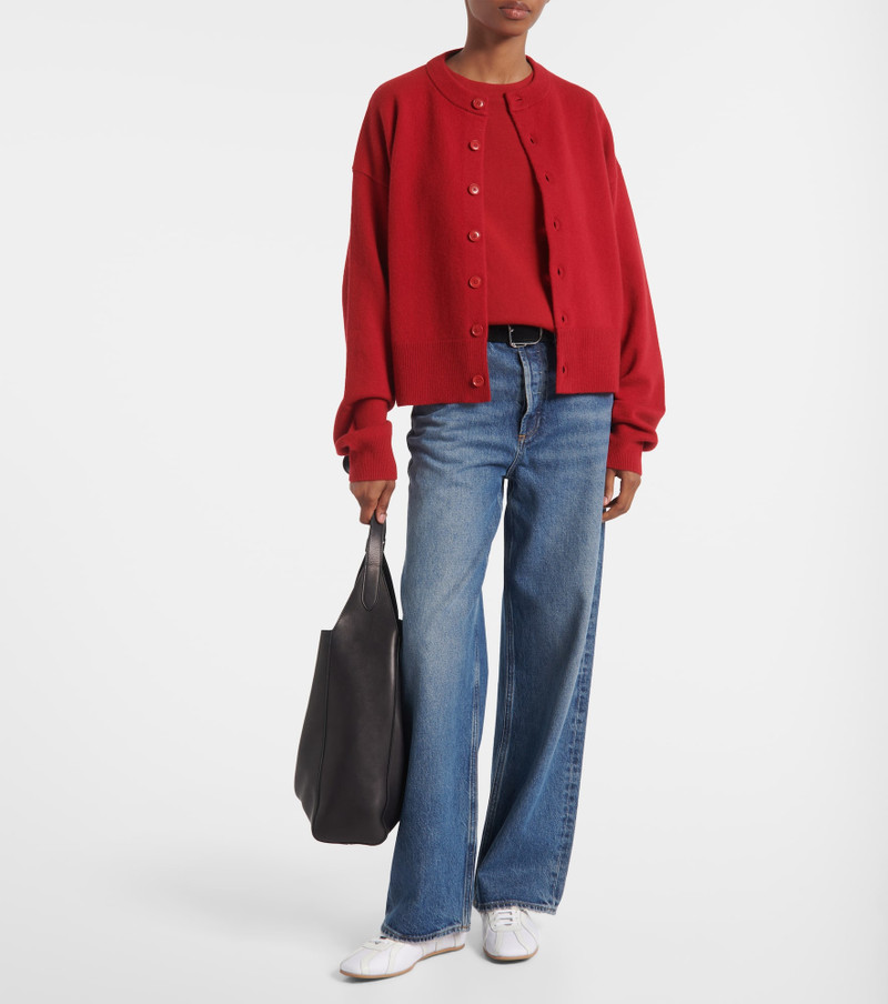 extreme cashmere Chou cashmere-blend cardigan outlook