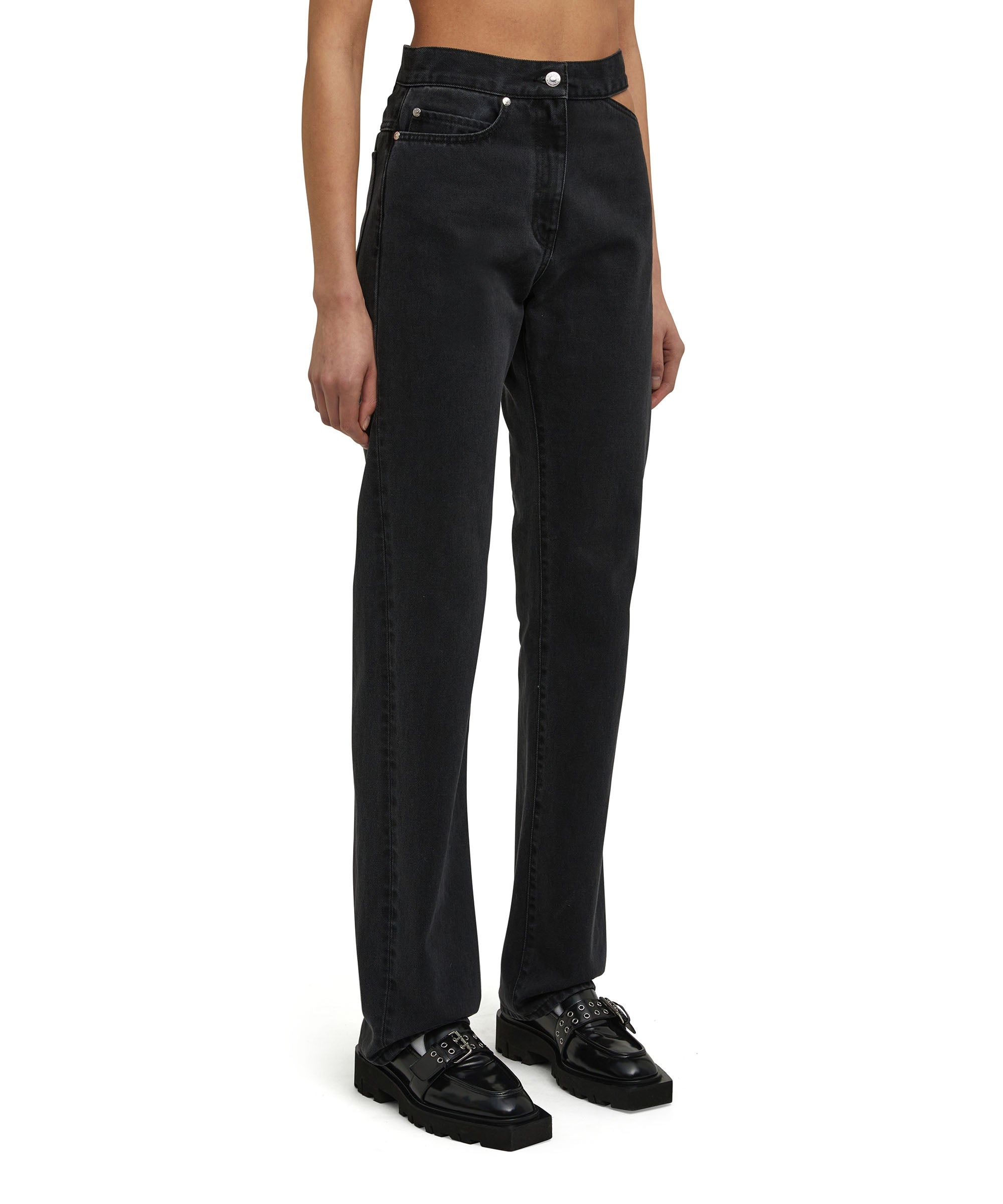 Jeans with "Black Denim with Stitches" workmanship - 3