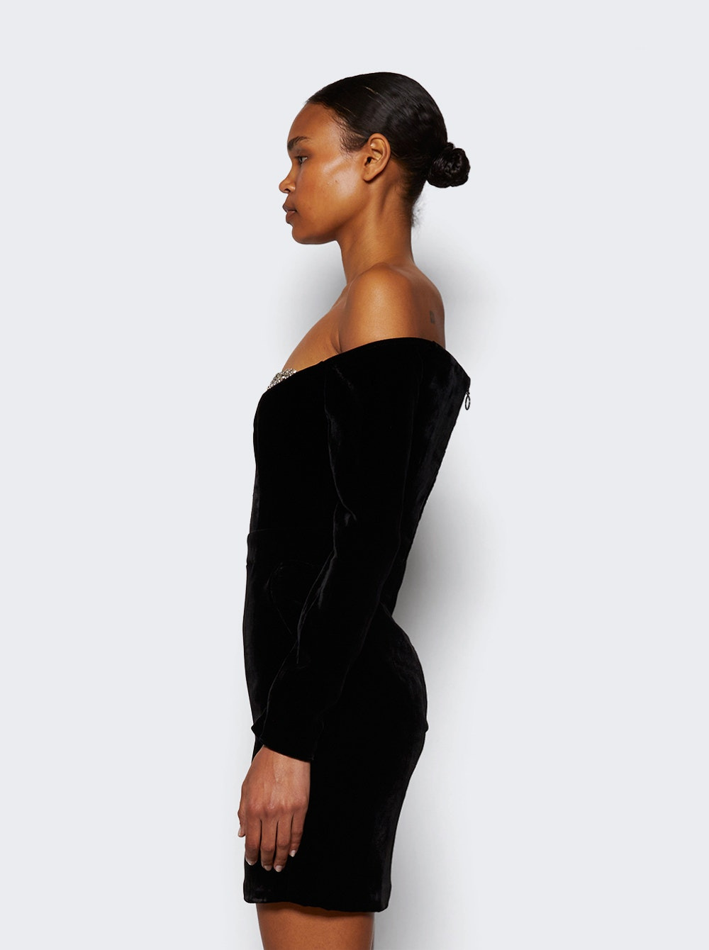 Farah Mini Dress Imperial Noir - 4