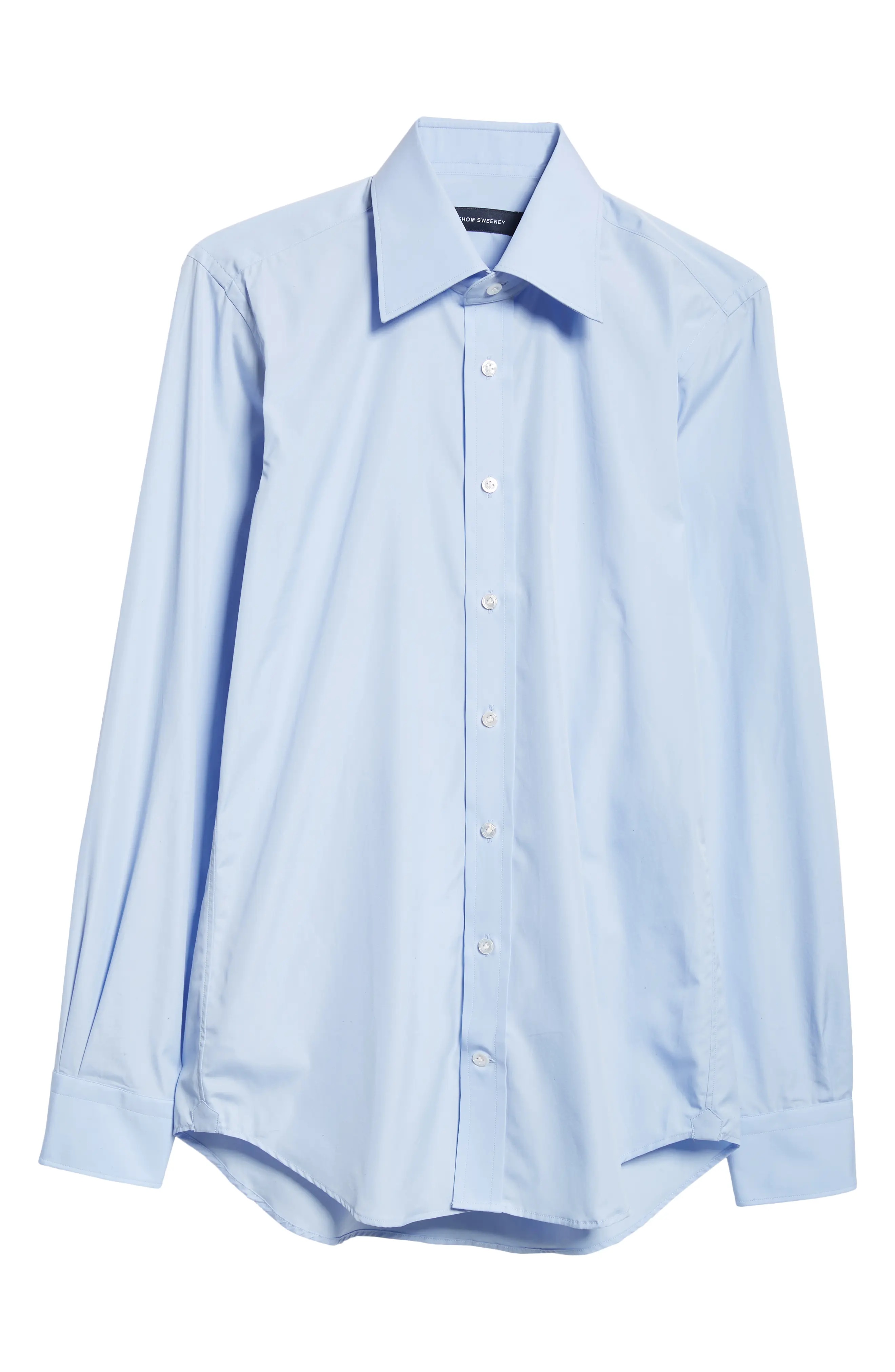 Stretch Poplin Button-Up Shirt - 5